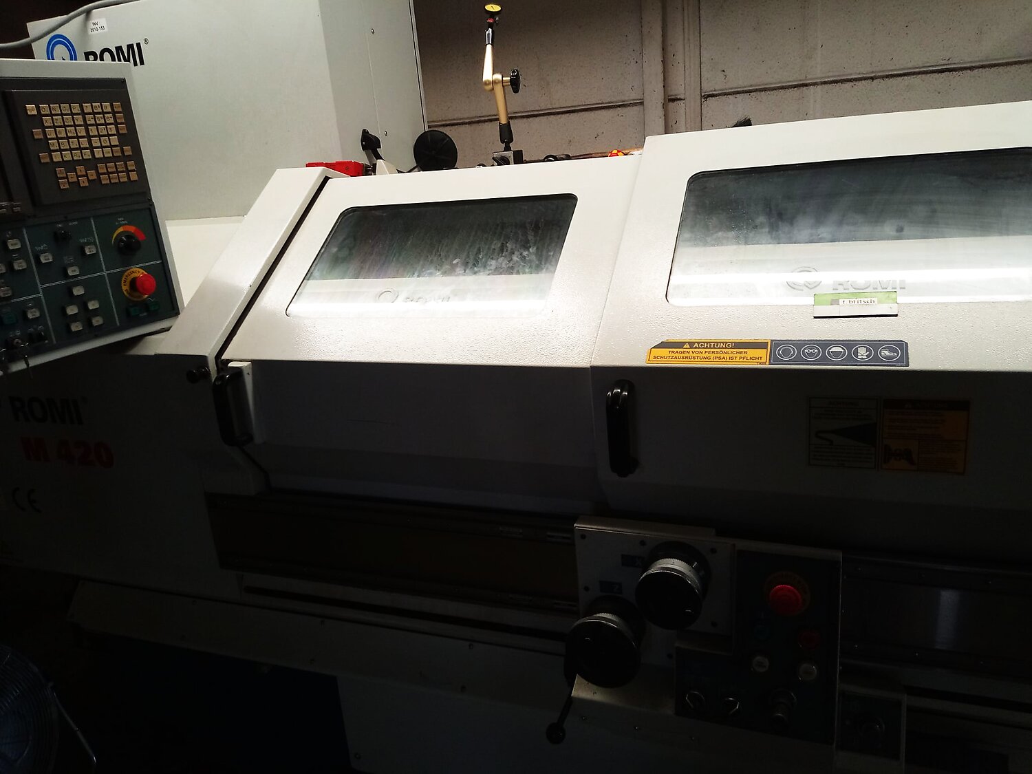 ROMI CNC-Drehmaschine für ergänzende Zerspanung